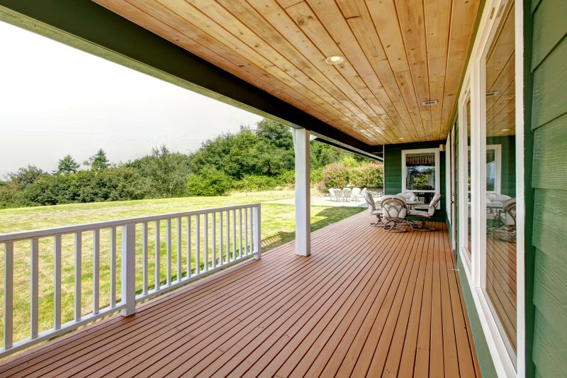 Completed Deck with Seating